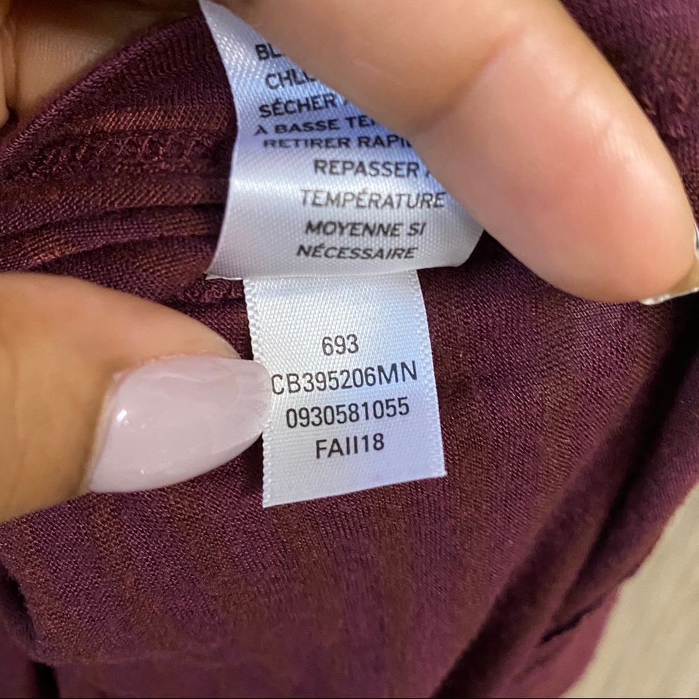 Nordstrom Calibrate Texture Stripe Long Sleeve Tee - Picture 7 of 7